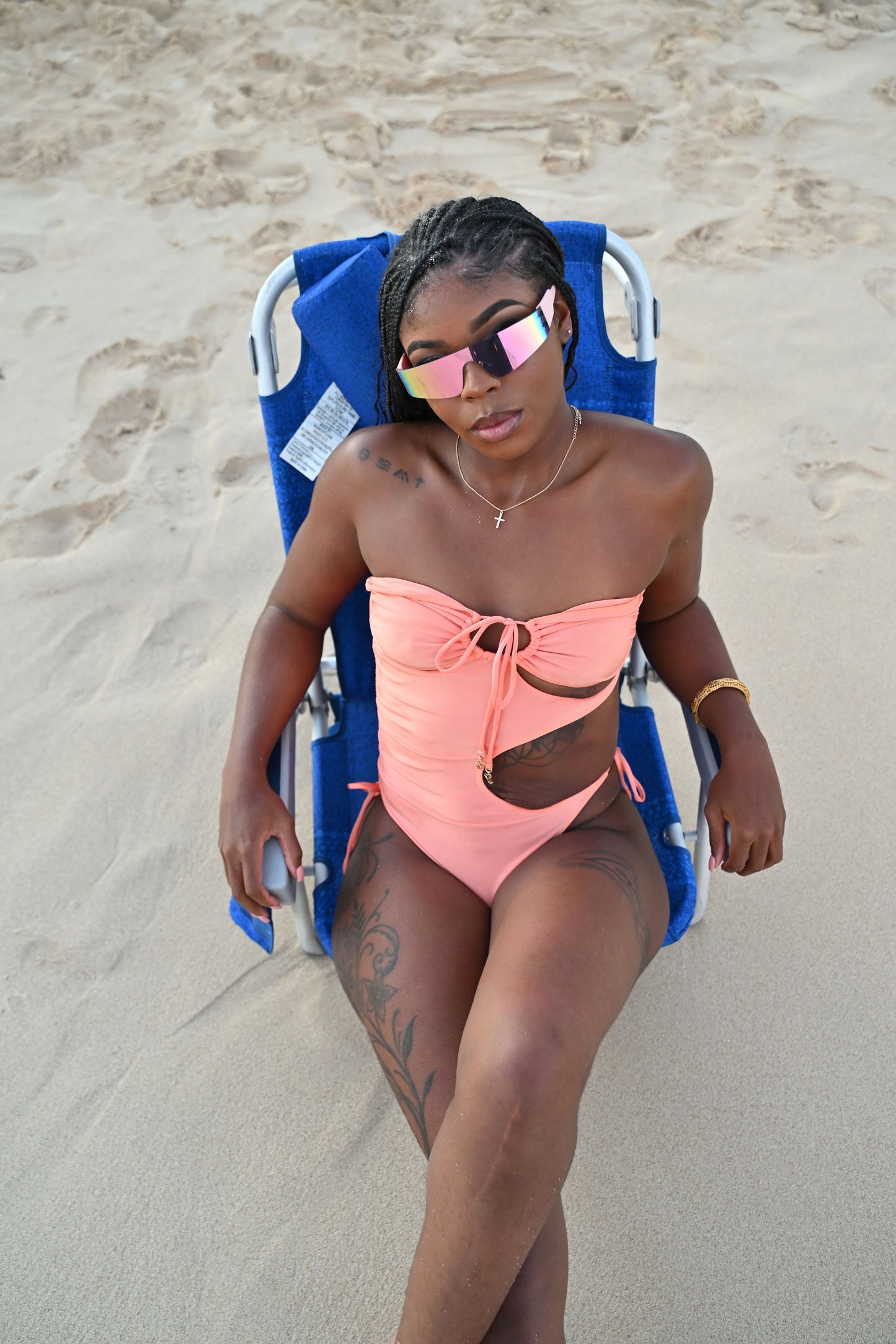 'Sierra' Side Tie One Piece